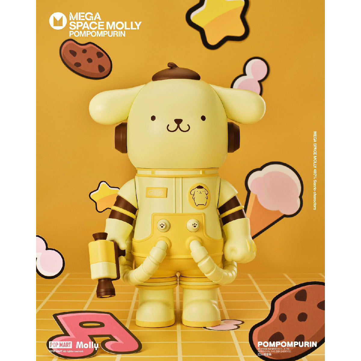 Mô Hình Mega Space Molly 400% Sanrio Characters Series 6941848289247