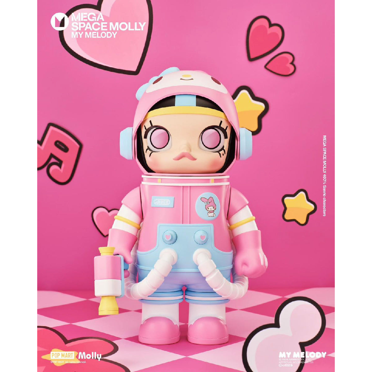 Mô Hình Mega Space Molly 400% Sanrio Characters Series 6941848289247