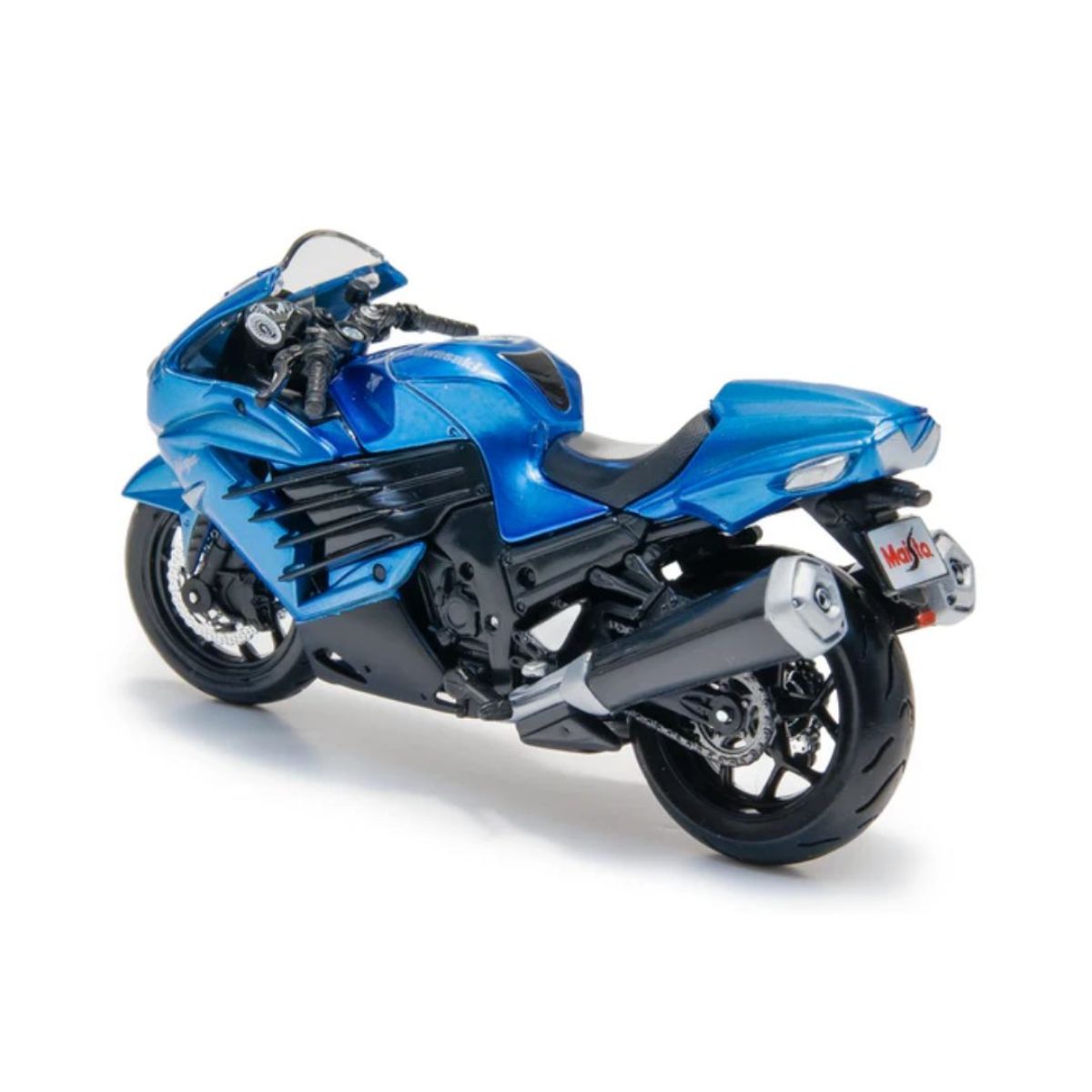 Đồ Chơi Mô Hình Mô Tô Kawasaki Ninja ZX-14R Màu Xanh MAISTO 12020/MT39300