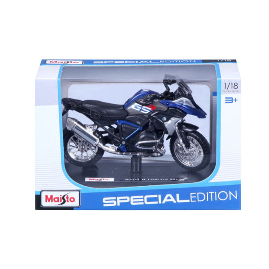 Mô Hình Mô Tô Tỉ Lệ 1:18 BMW R 1200 GS 2017 MAISTO 17060BL/MT39300