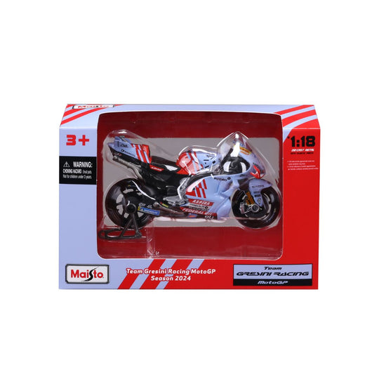 Đồ Chơi Xe Mô Hình Mô Tô Tỉ Lệ 1:18 GP Racing-Gresini Racing 2024 MAISTO 36399