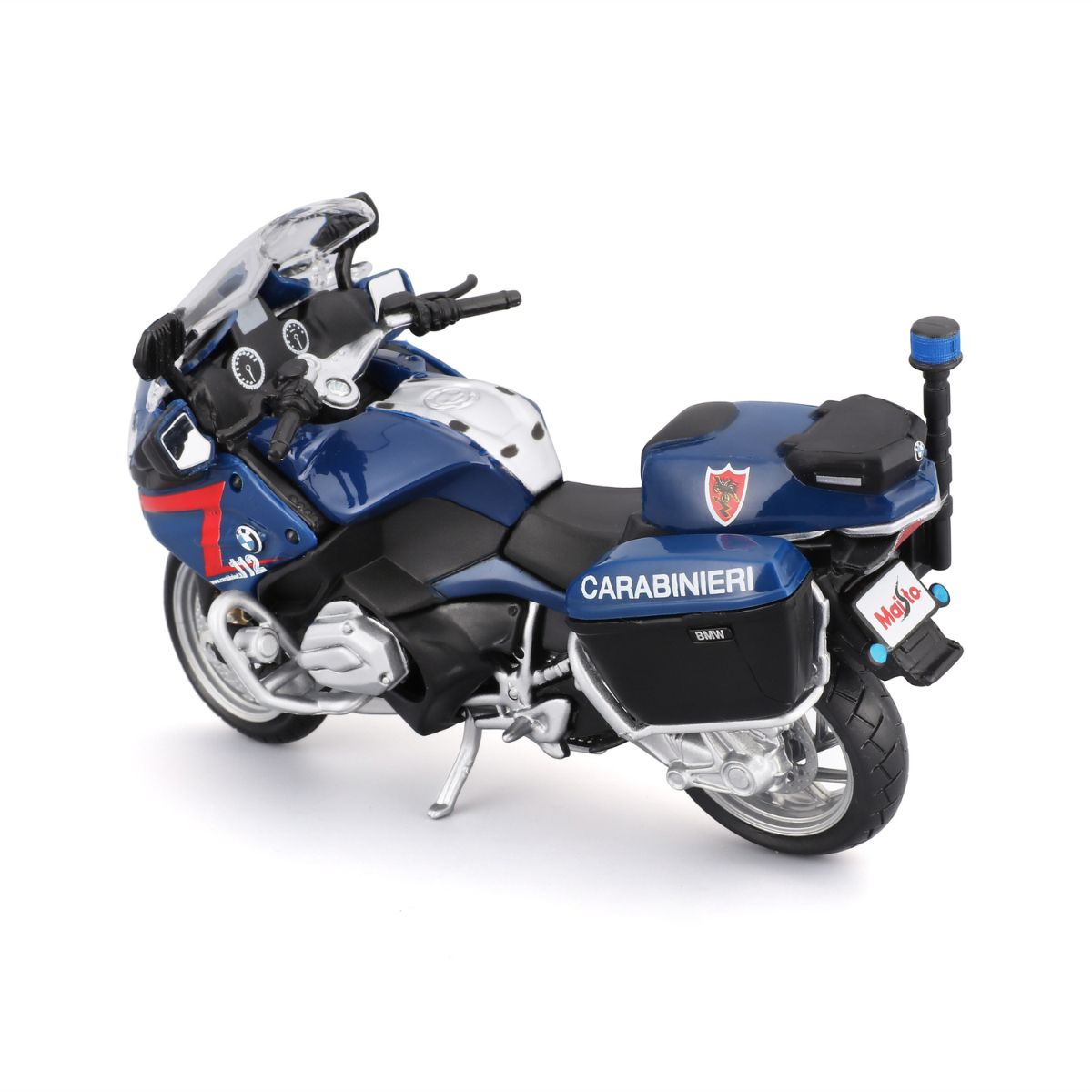 Đồ Chơi Xe Mô Hình Mô Tô Tỉ Lệ 1:18 Xe Cảnh Sát Italian Carbinieri MAISTO IT/32306