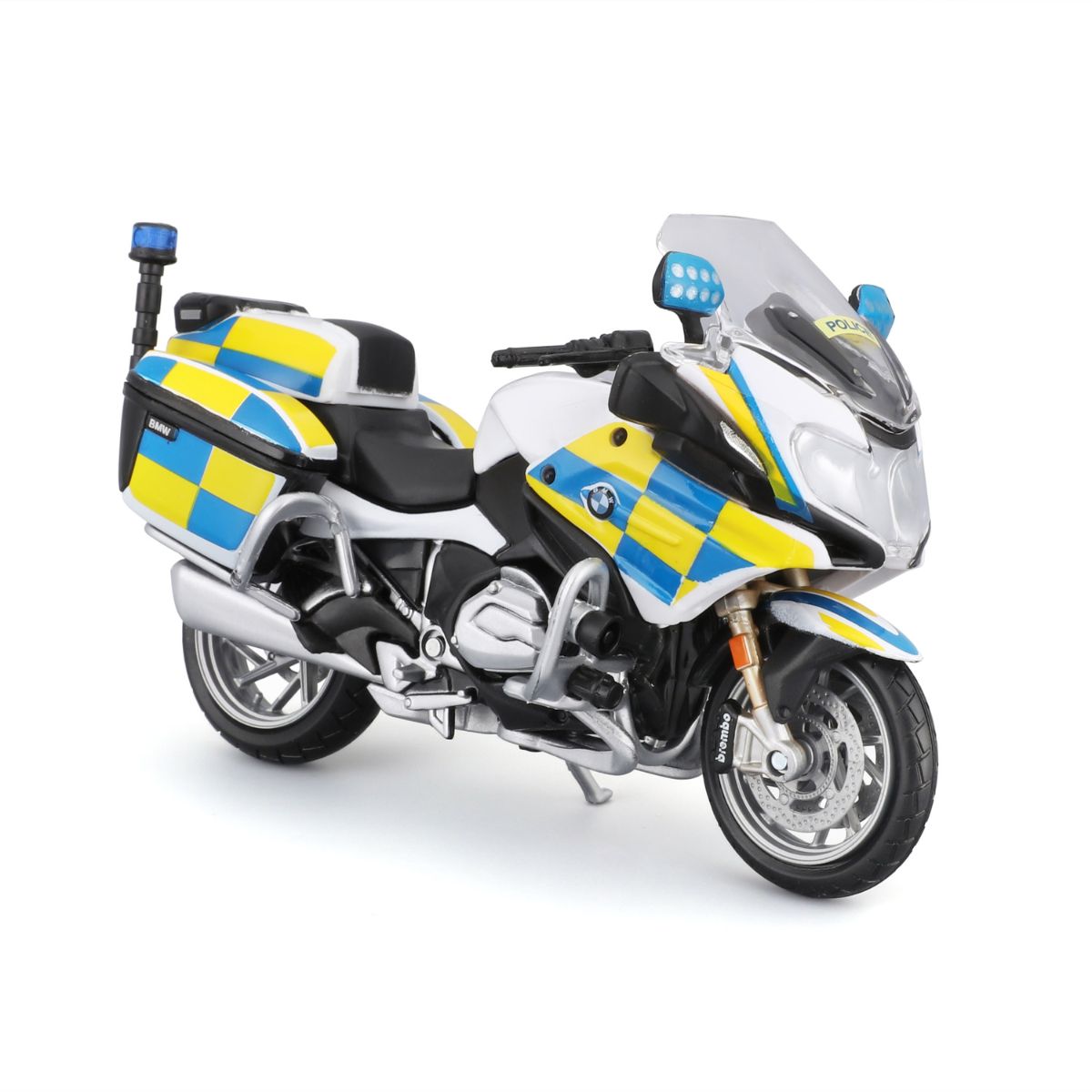 Đồ Chơi Xe Mô Hình Mô Tô Tỉ Lệ 1:18 Xe Cảnh Sát Anh UK Police MAISTO UK/32306