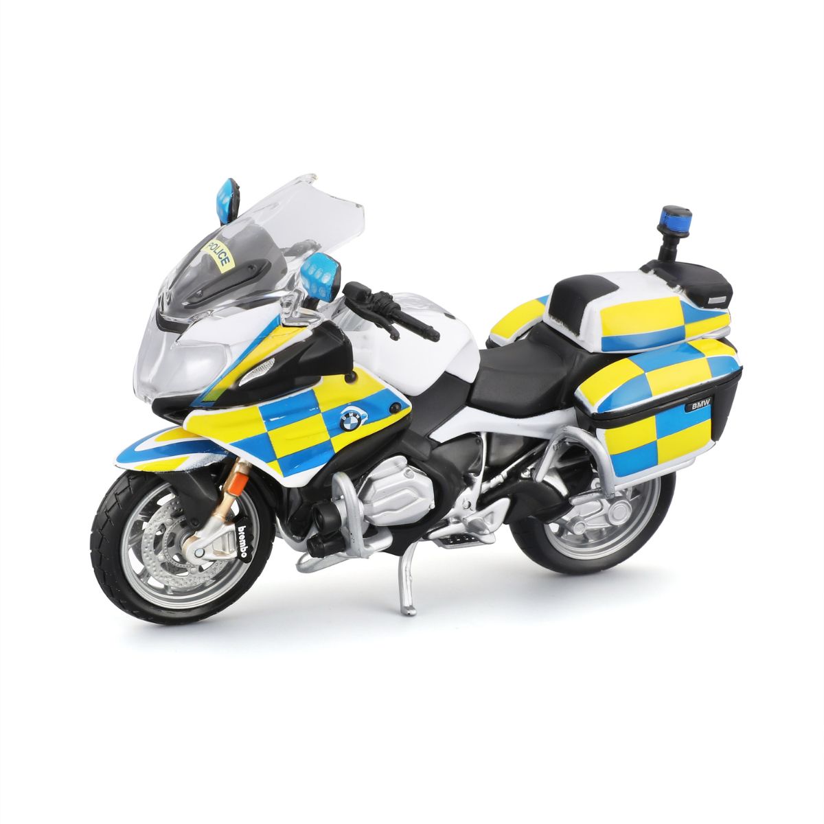 Đồ Chơi Xe Mô Hình Mô Tô Tỉ Lệ 1:18 Xe Cảnh Sát Anh UK Police MAISTO UK/32306