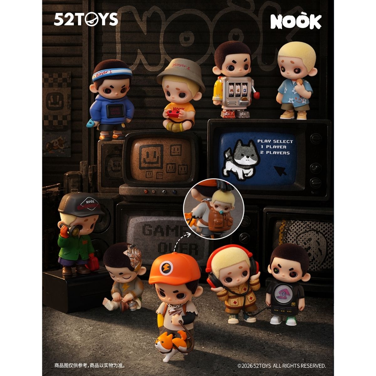 Đồ Chơi Mô Hình Nook & Seek Gemini Series 52TOYS 6958985079556