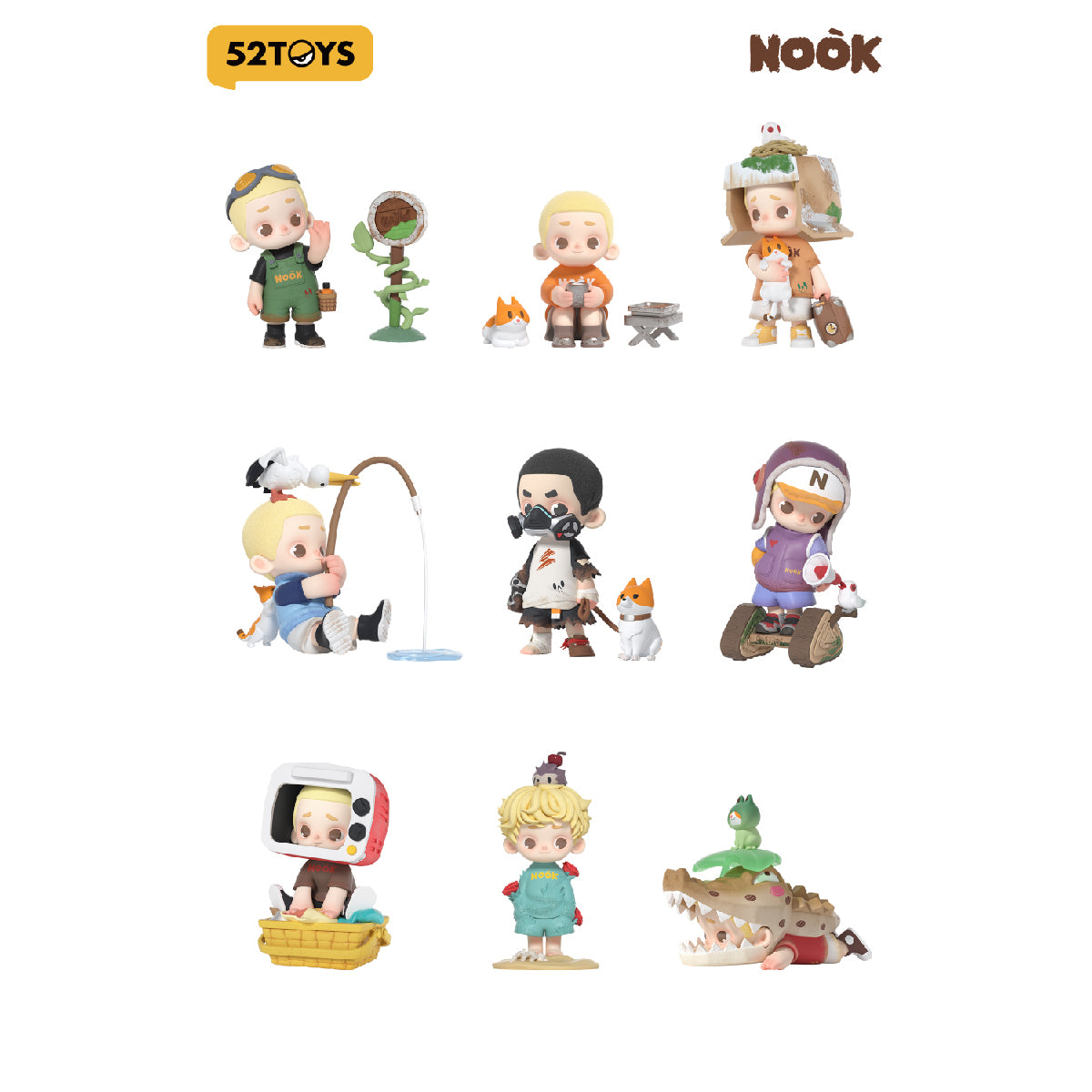 Mô Hình Nook Wasteland Park Series 52TOYS 6958985028295