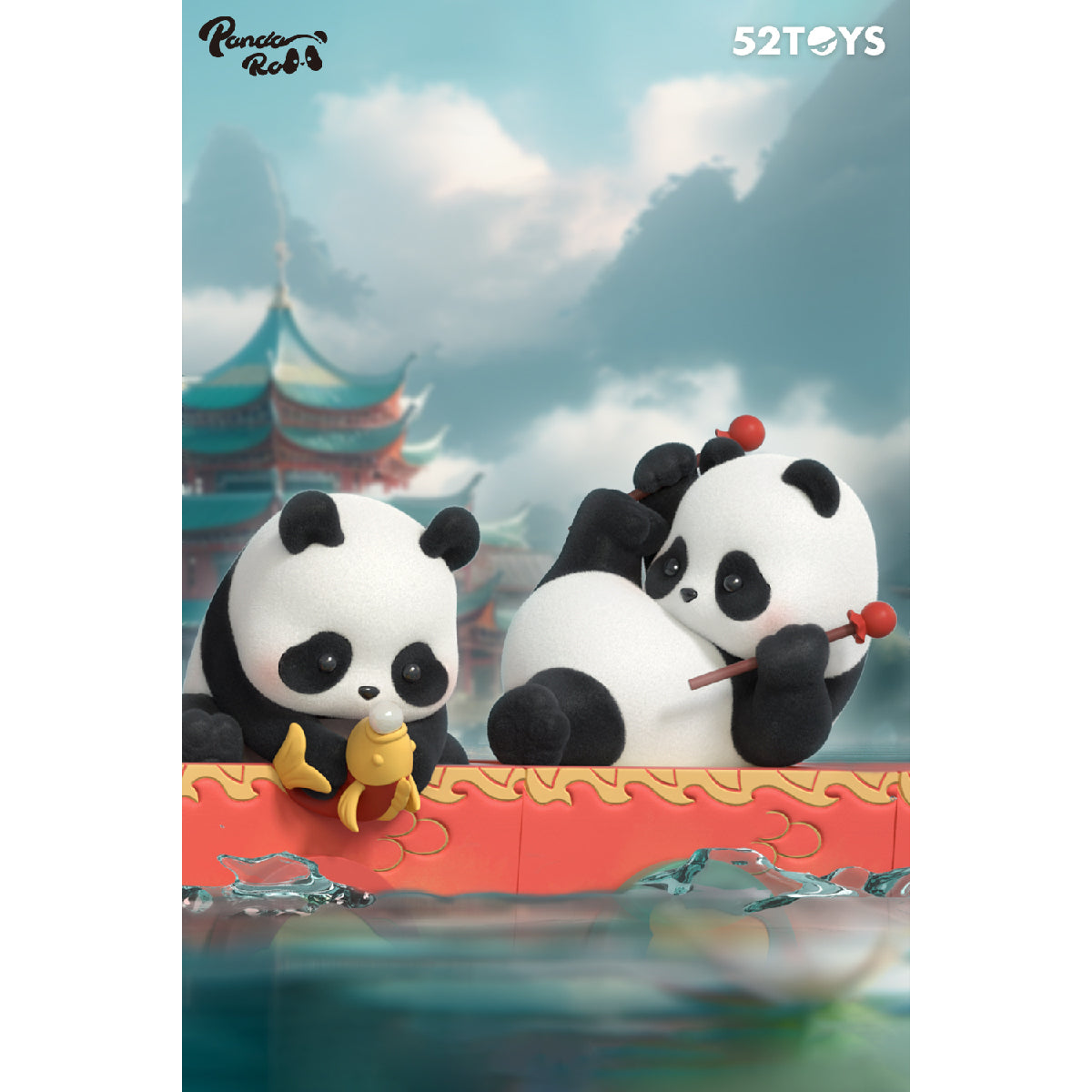 Mô Hình Panda Roll Dragon Boat Racing 52TOYS 6958985025881