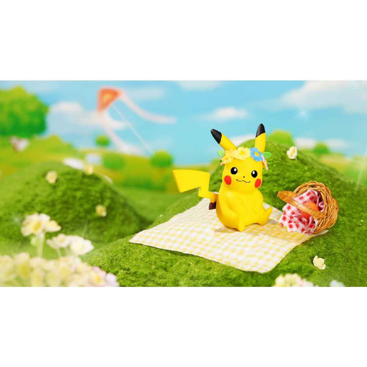 Mô Hình Pikachu Cài Hoa POKEMON TOYS LBW24007