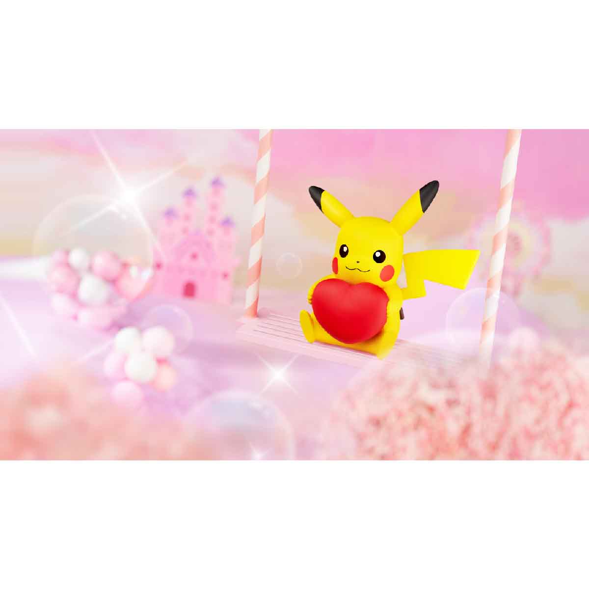 Mô Hình Pikachu Ôm Trái Tim POKEMON TOYS LBW24007