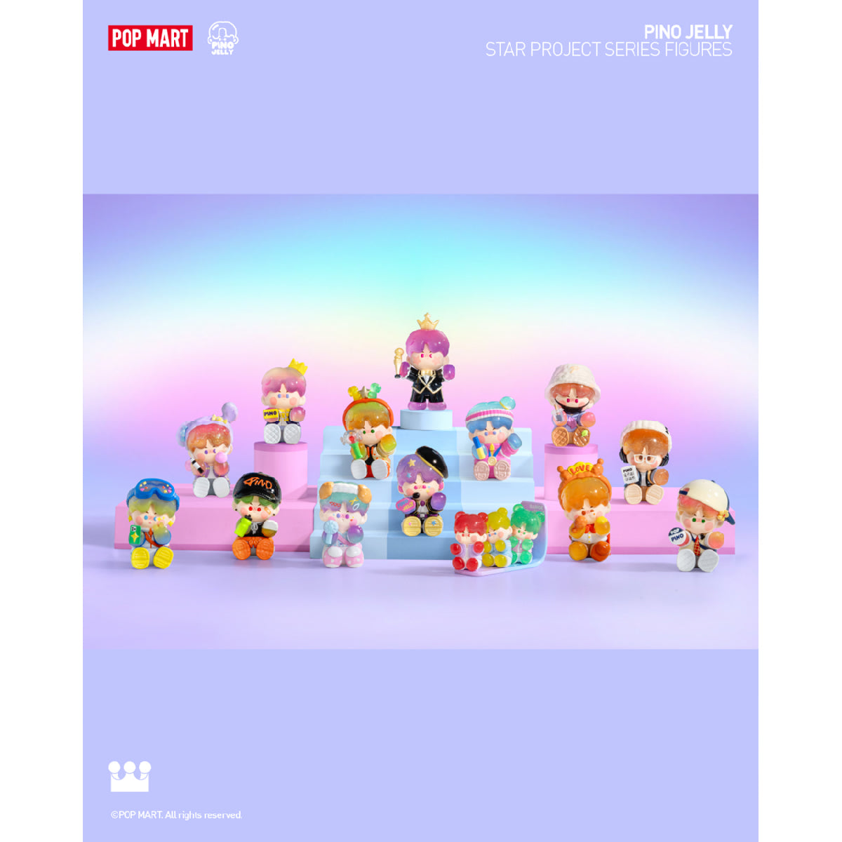 Mô Hình Pino Jelly Star Project Series Figures POP MART 6931571007775