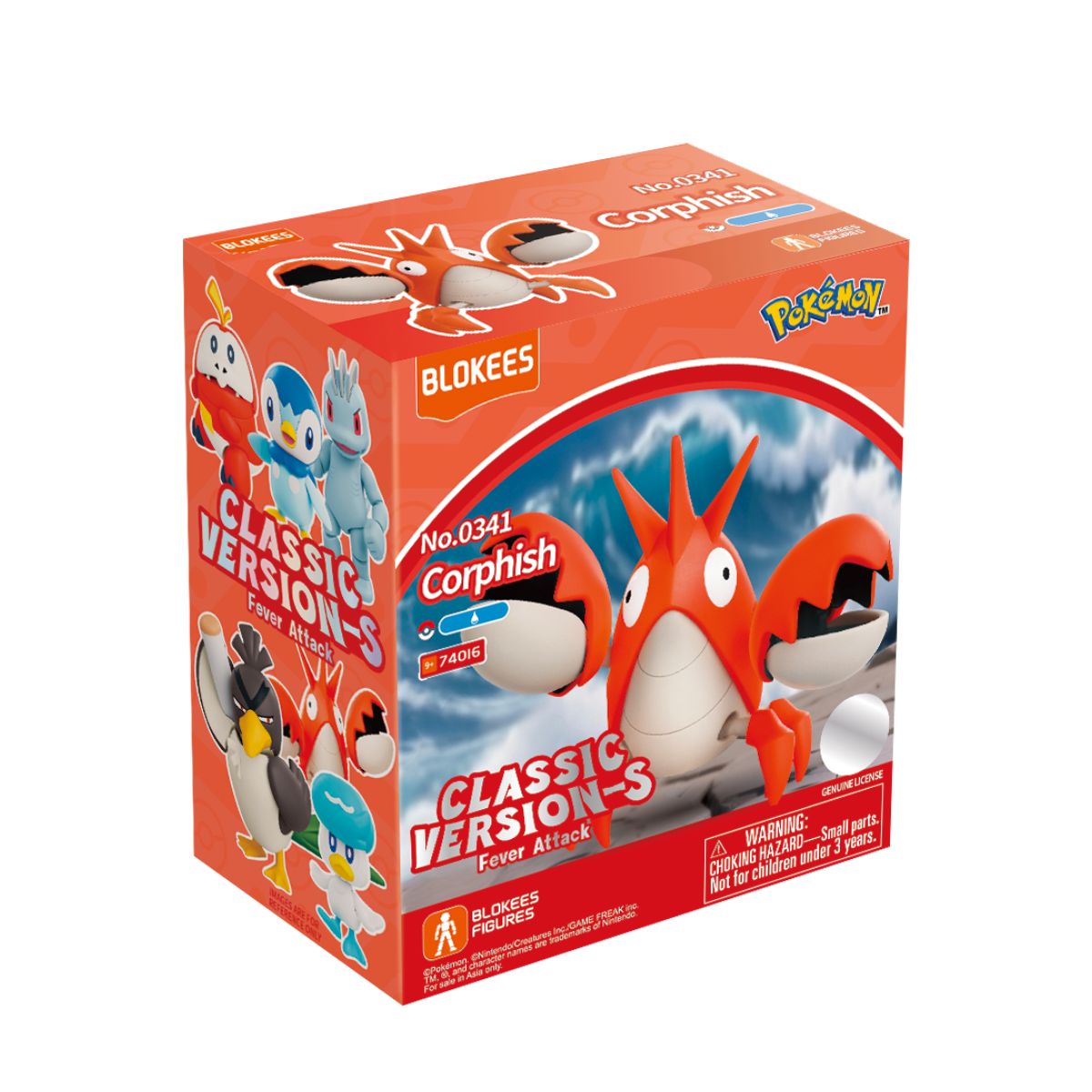 Pokemon CV-L Fever Assault BLOKEES 74021 – Random Delivery