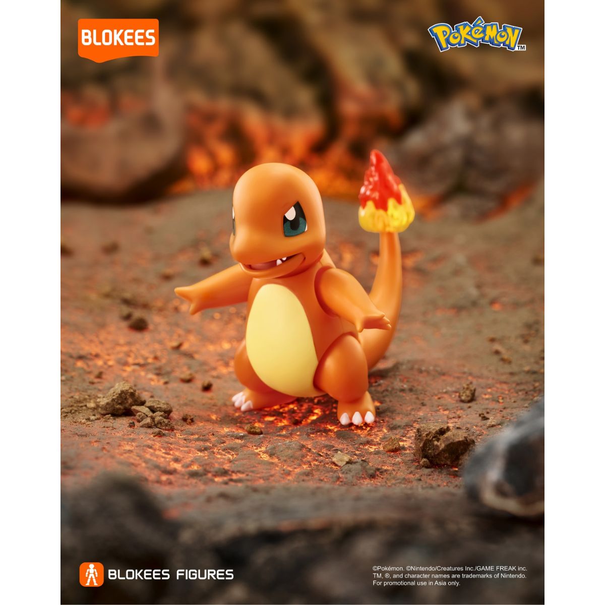 Pokémon Figure CV-S Charmander BLOKEES 74006