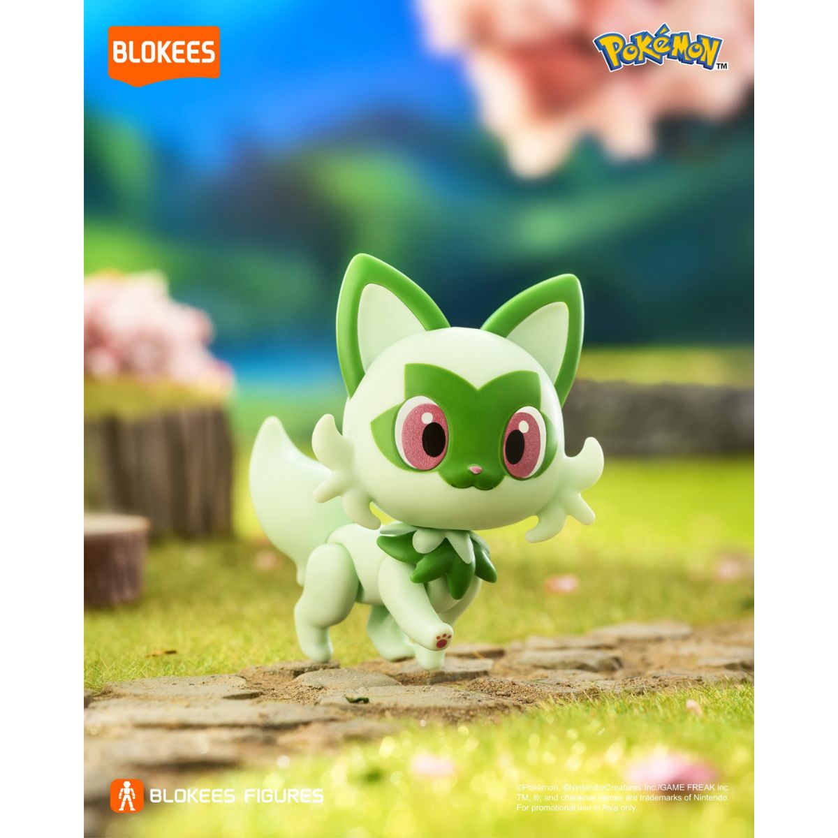 Pokémon Figure CV-S Sprigatito BLOKEES 74003