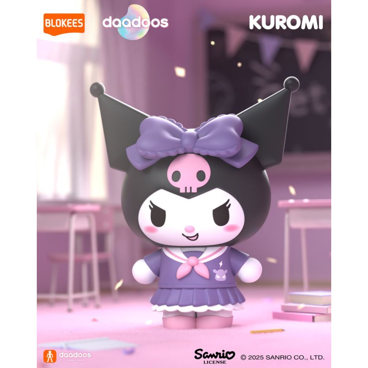 Đồ Chơi Mô Hình Sanrio Dadoos Bộ Sưu Tập Fun Magical Kuromi II BLOKEES 73521