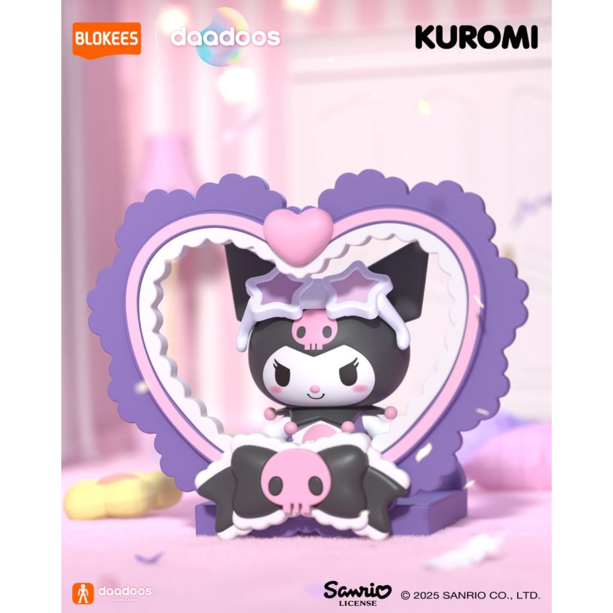 Đồ Chơi Mô Hình Sanrio Dadoos Bộ Sưu Tập Fun Magical Kuromi II BLOKEES 73521