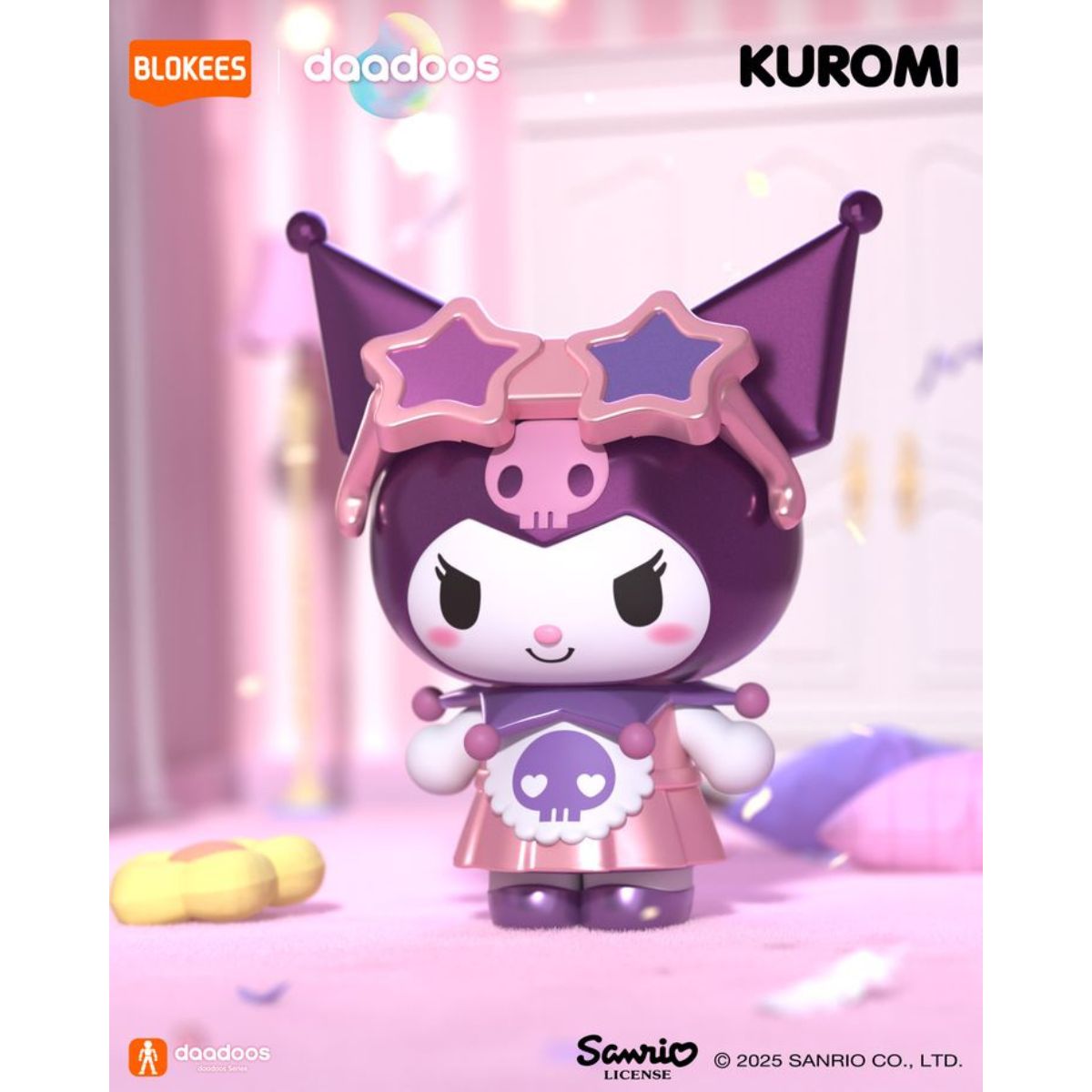 Đồ Chơi Mô Hình Sanrio Dadoos Bộ Sưu Tập Fun Magical Kuromi II BLOKEES 73521