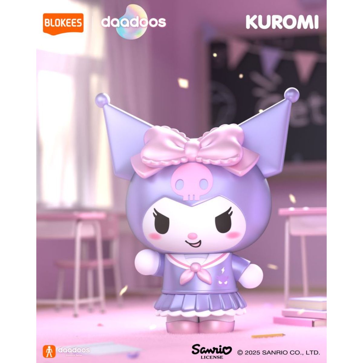 Đồ Chơi Mô Hình Sanrio Dadoos Bộ Sưu Tập Fun Magical Kuromi II BLOKEES 73521
