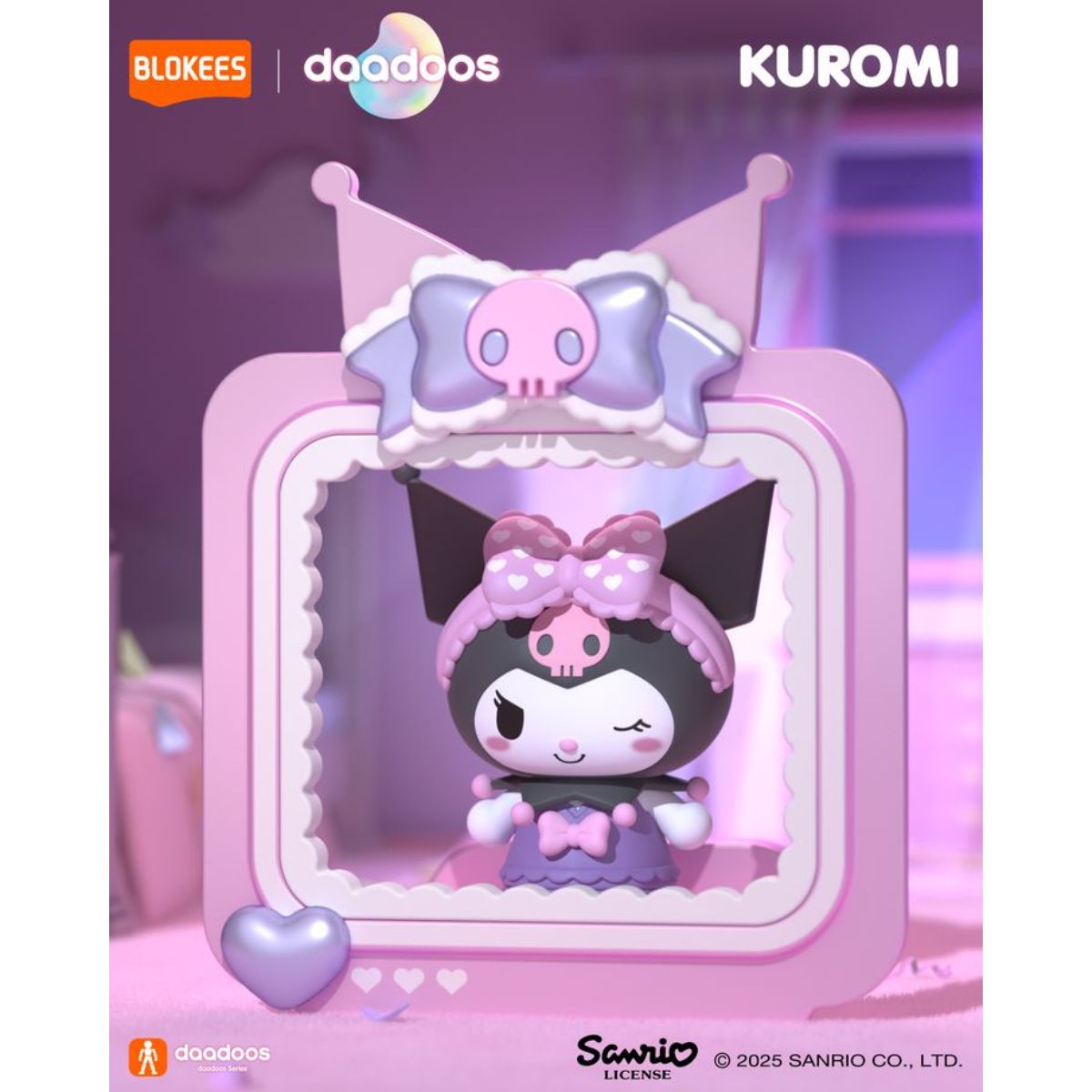 Đồ Chơi Mô Hình Sanrio Dadoos Bộ Sưu Tập Fun Magical Kuromi II BLOKEES 73521