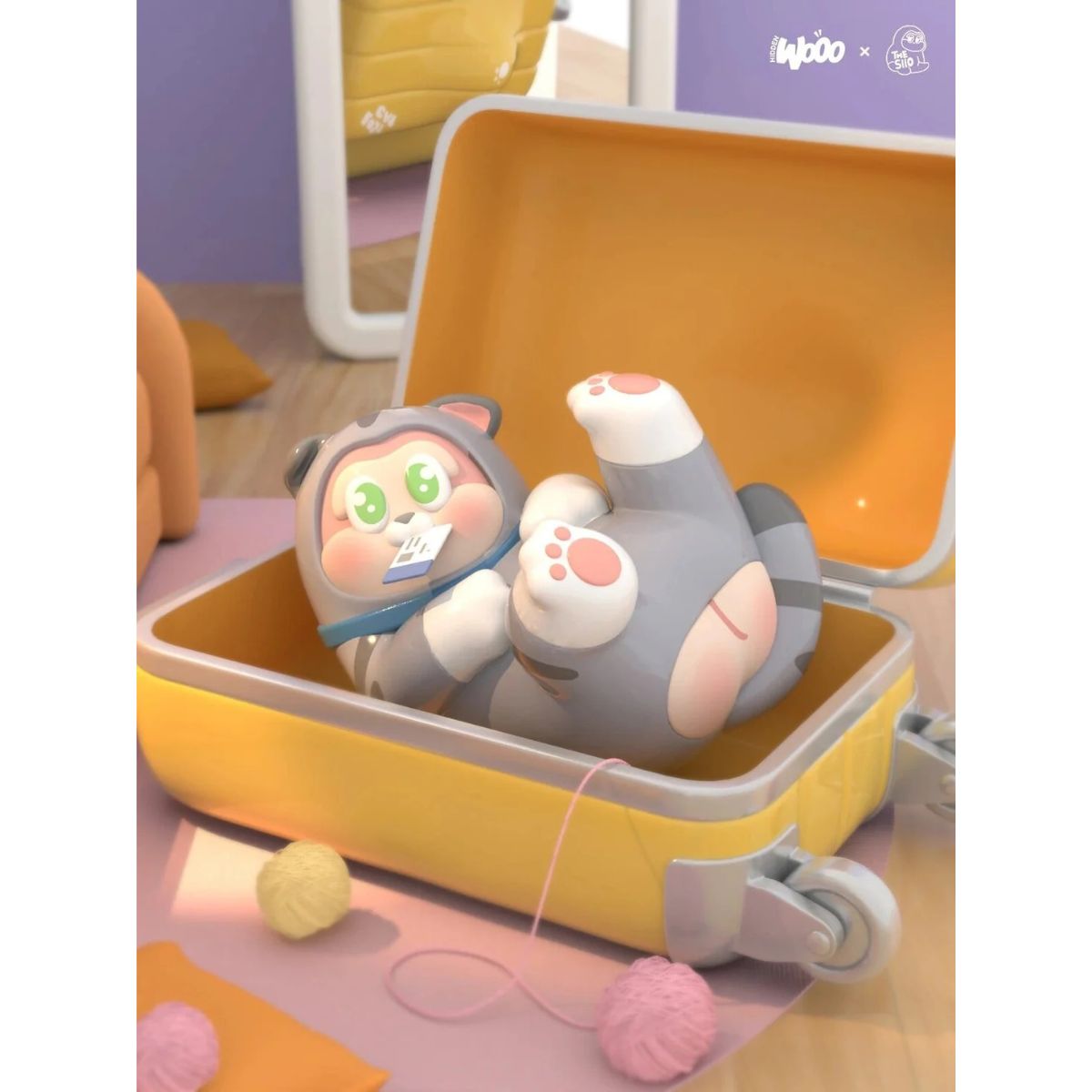 SLLO Hide and Seek Cat Model Series Products Other Art Toys 6975340290562