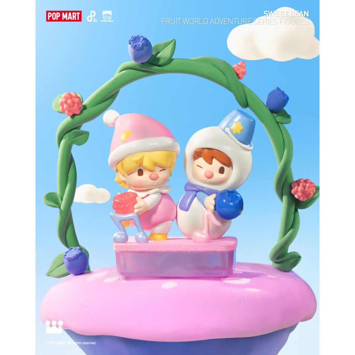 Mô Hình Sweet Bean Fruit World Adventure  Series Figures POP MART 6931571006983