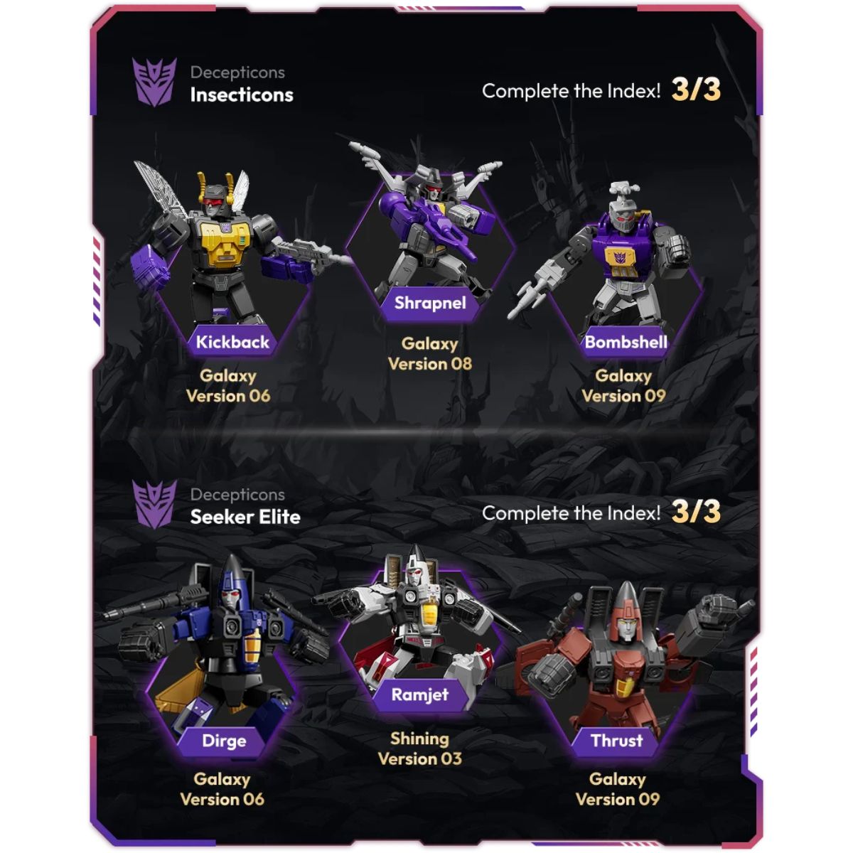 Transformers Random Collection GV09 Darkest Hour BLOKEES 71109 - Random Delivery