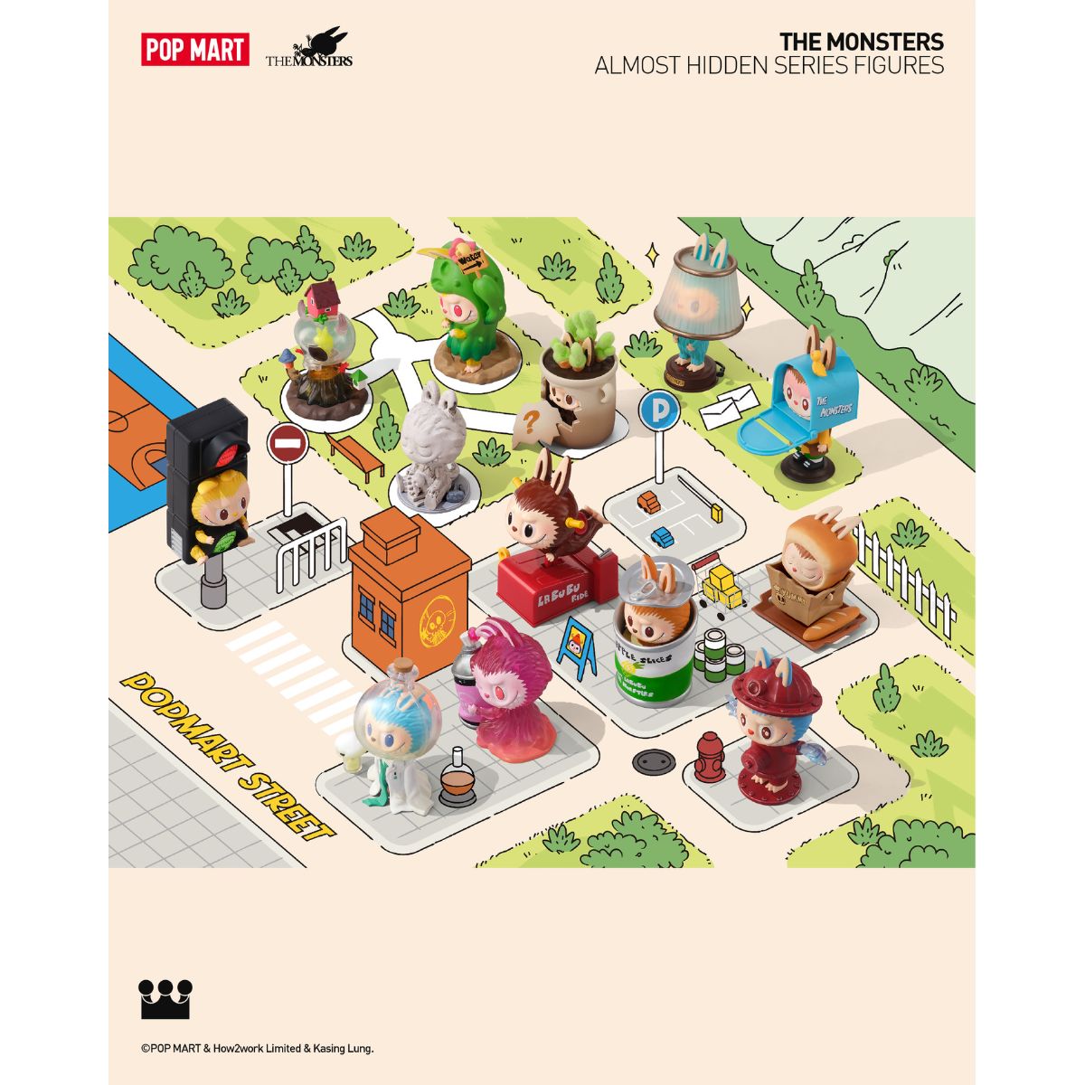 Figure THE MONSTERS Almost Hidden POP MART 6941848273819