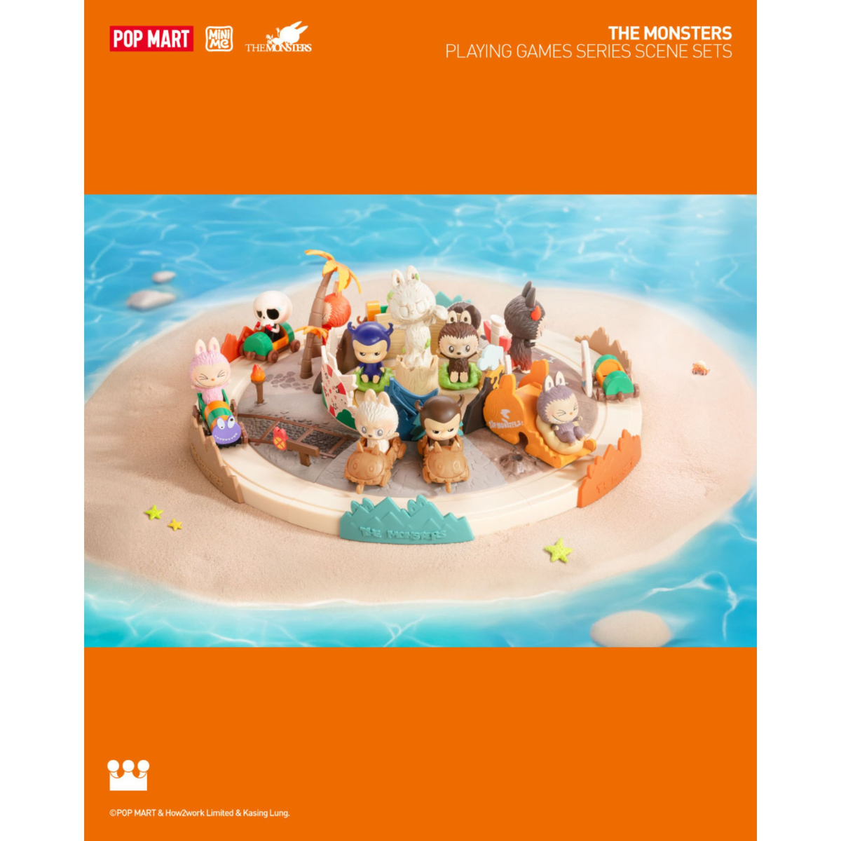 Mô Hình The Monsters Playing Games Series Scene Sets POP MART 6941848289094