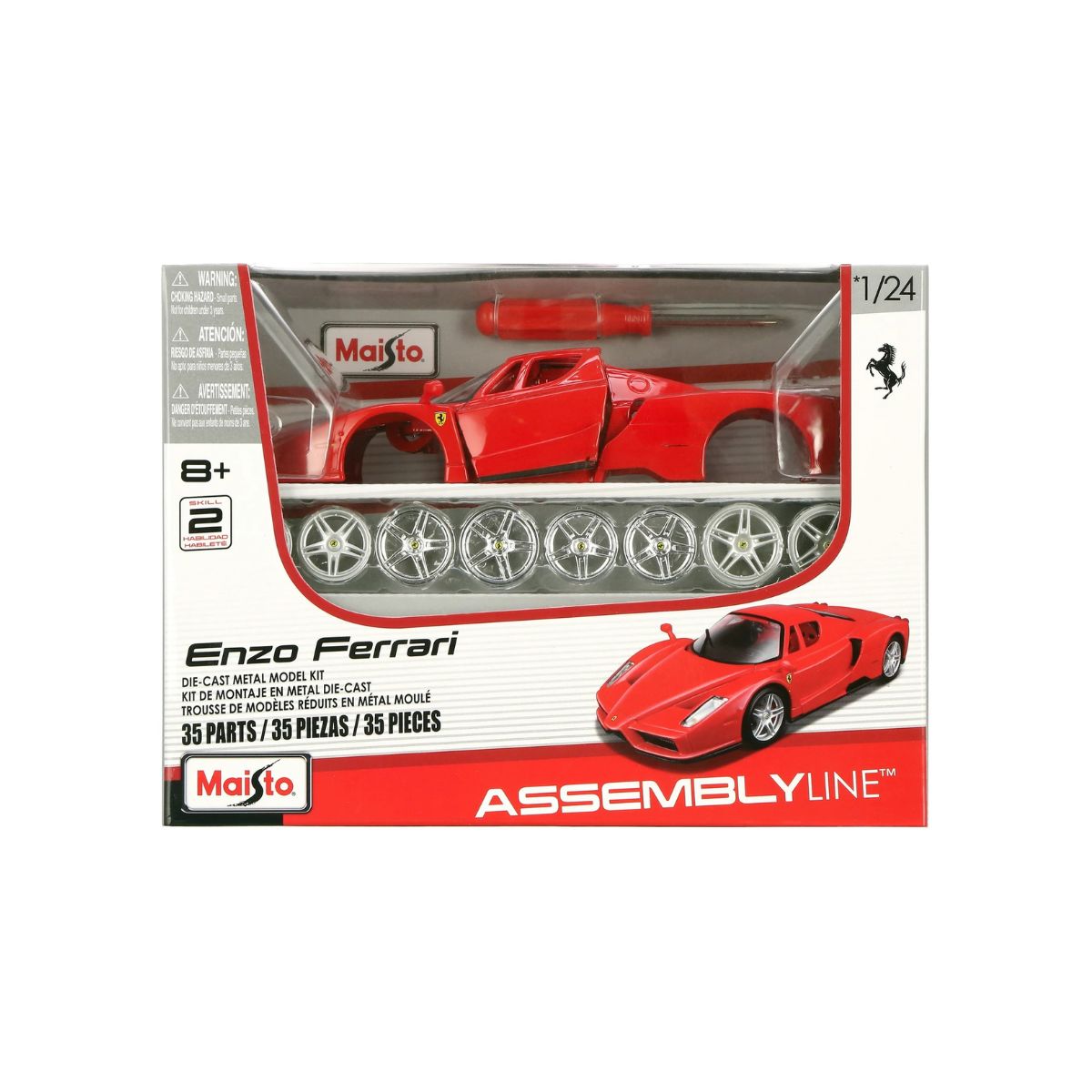 Mô Hình Xe Lắp Ráp 1:24 Ferrari AL - Enzo MAISTO 39964/MT39018