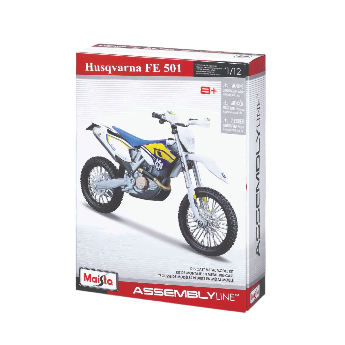 Đồ Chơi Mô Hình Xe Mô Tô Lắp Ráp 1:12 Husqvarna FE 501 MAISTO MT39051AL