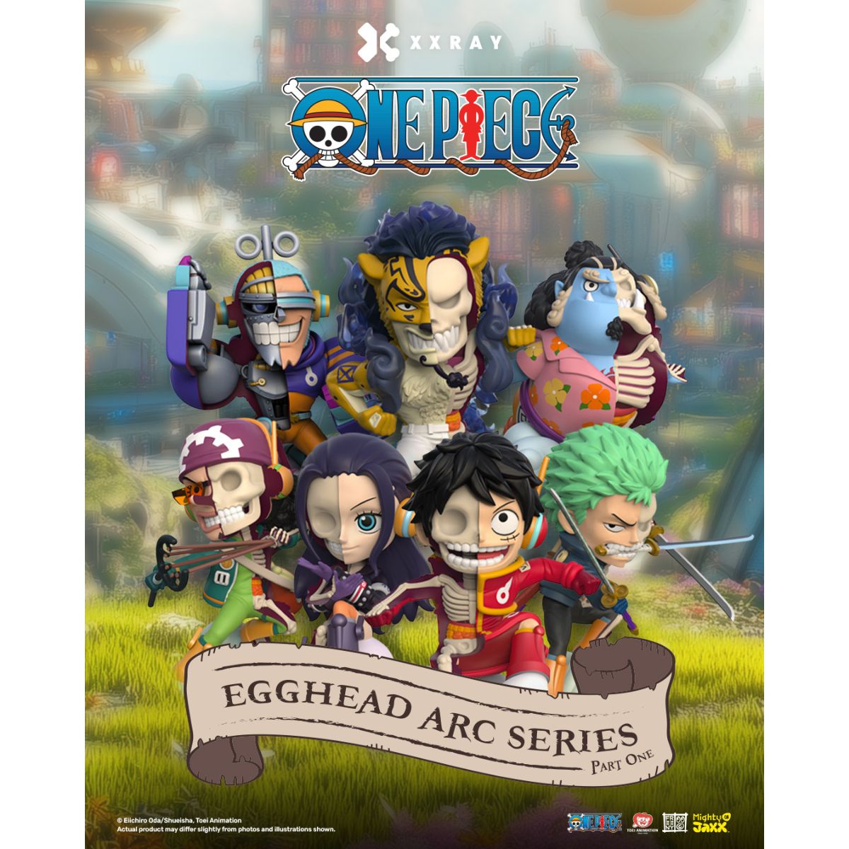 Đồ Chơi Mô Hình XXRAY: One Piece Egghead Arc Series Part 1 MIGHTY JAXX BB24OPJF00201