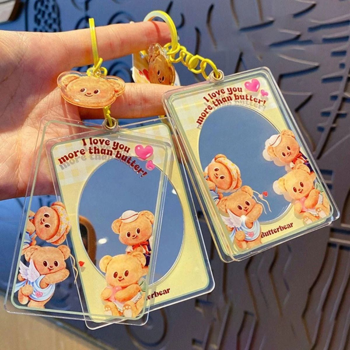 Móc Khóa Butter Bear Kèm Gương OTHER GIRL BRANDS YZ0697-01