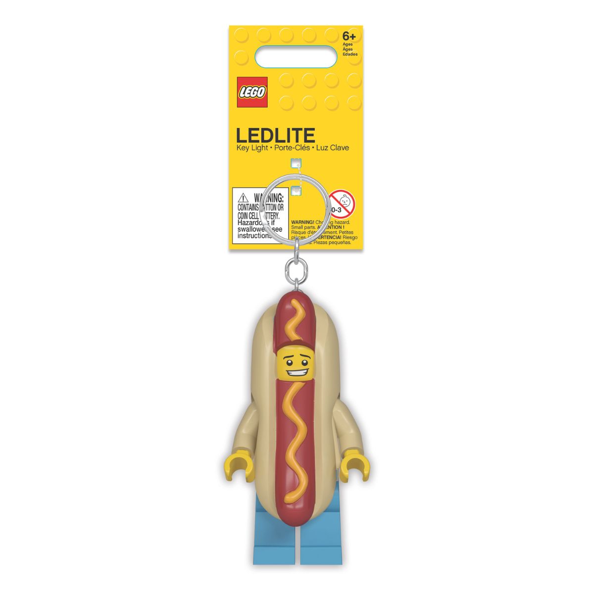 Móc Khóa Có Đèn LEGO® Minifigures™ - Hot Dog Man LEGO LICENSED KE119H