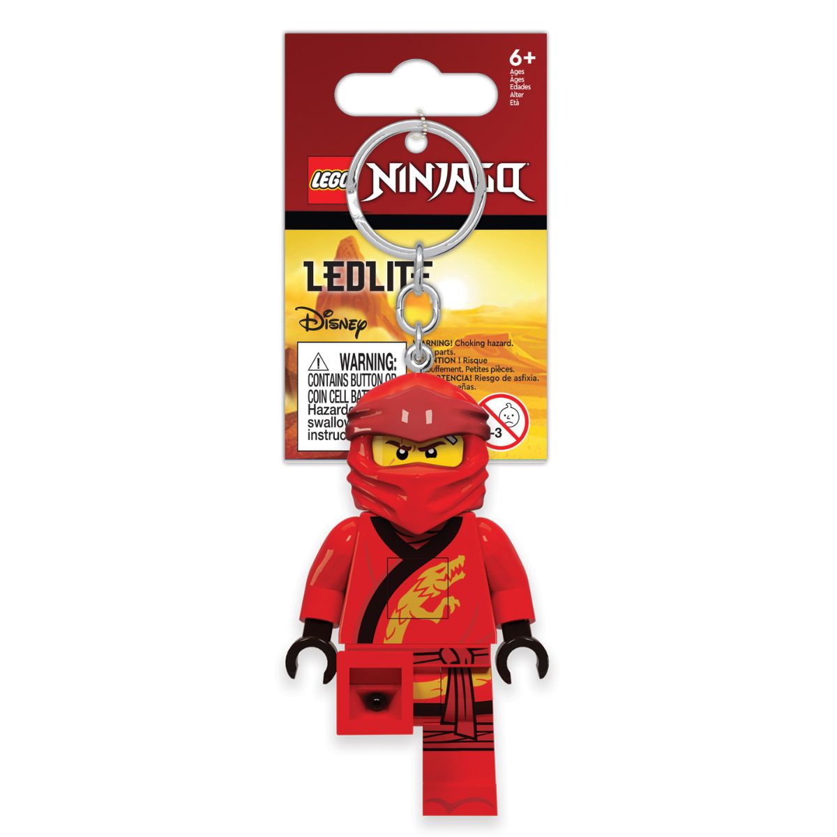 Móc Khóa Có Đèn LEGO® Ninjago™ - Kai LEGO LICENSED KE149H