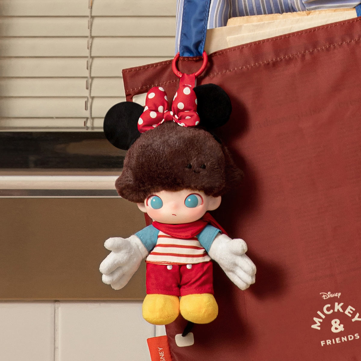 Móc Khóa Dimoo World × Disney Series-Vinyl Plush Keychain POP MART 6931571057756