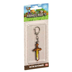 Móc Khóa Minecraft Bằng Kim Loại Mẫu 1 MINECRAFT PMI MC6010