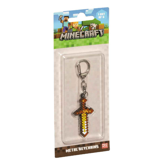 Móc Khóa Minecraft Bằng Kim Loại Mẫu 1 MINECRAFT PMI MC6010