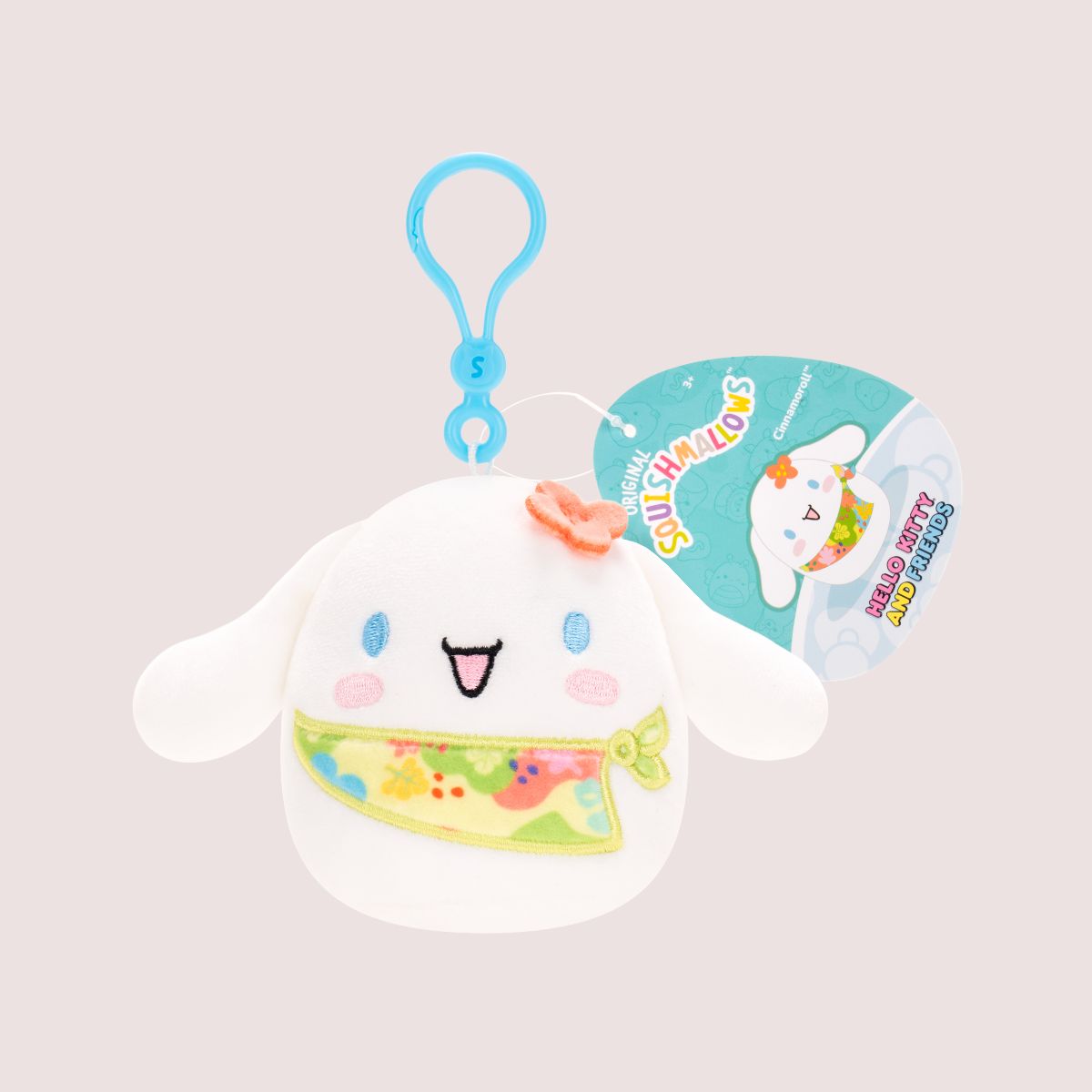 Móc Khoá Nhồi Bông Squishmallows 3.5 Inch Cinnamoroll SQUISHMALLOWS SQSN00597