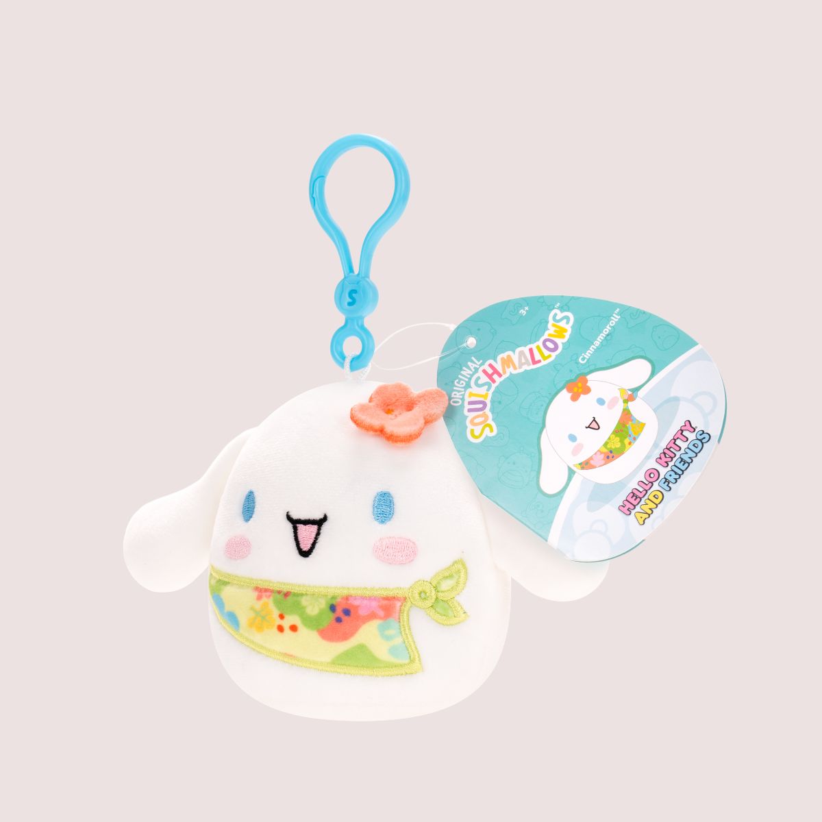 Móc Khoá Nhồi Bông Squishmallows 3.5 Inch Cinnamoroll SQUISHMALLOWS SQSN00597