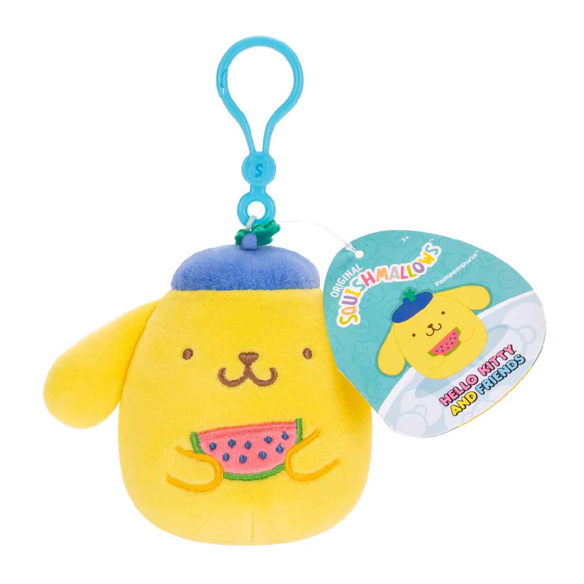 Móc Khoá Nhồi Bông Squishmallows 3.5 Inch Pompompurin SQUISHMALLOWS SQSN00598