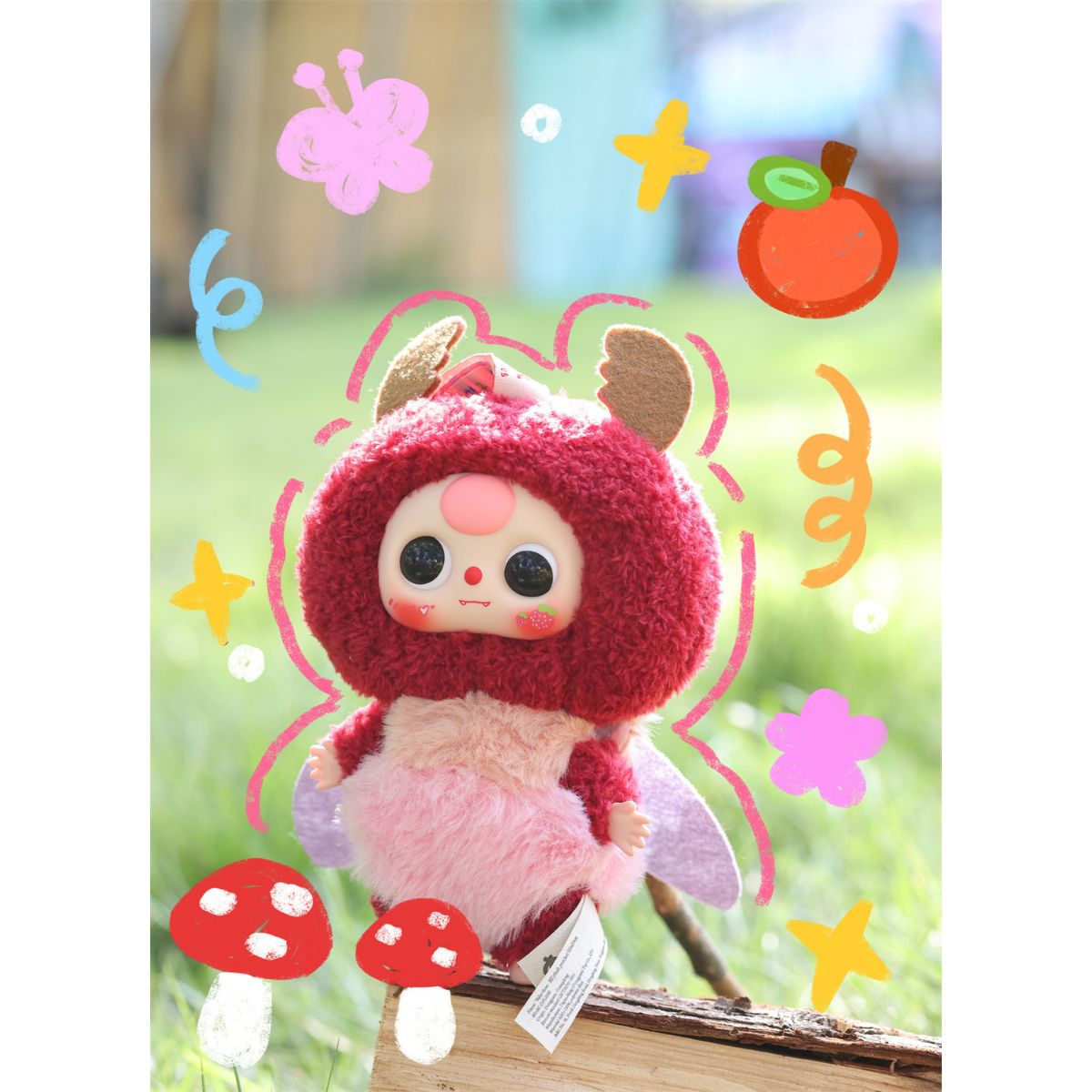Móc Khoá Nhồi Bông Babythree Little Elf PLUSH TOY DPL4301