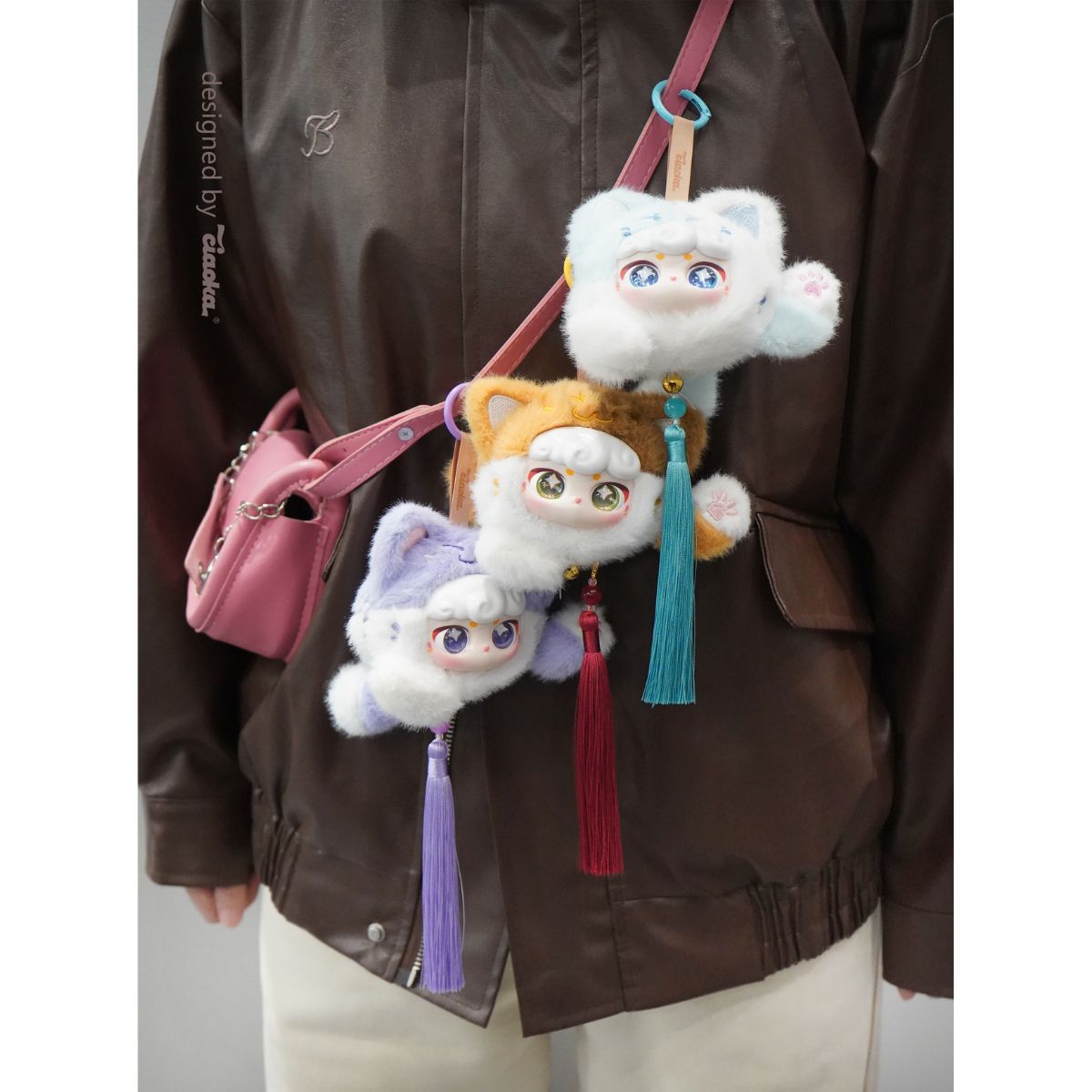 Móc Khoá Nhồi Bông Lucky Meow Cute Face PLUSH TOY CX-2412