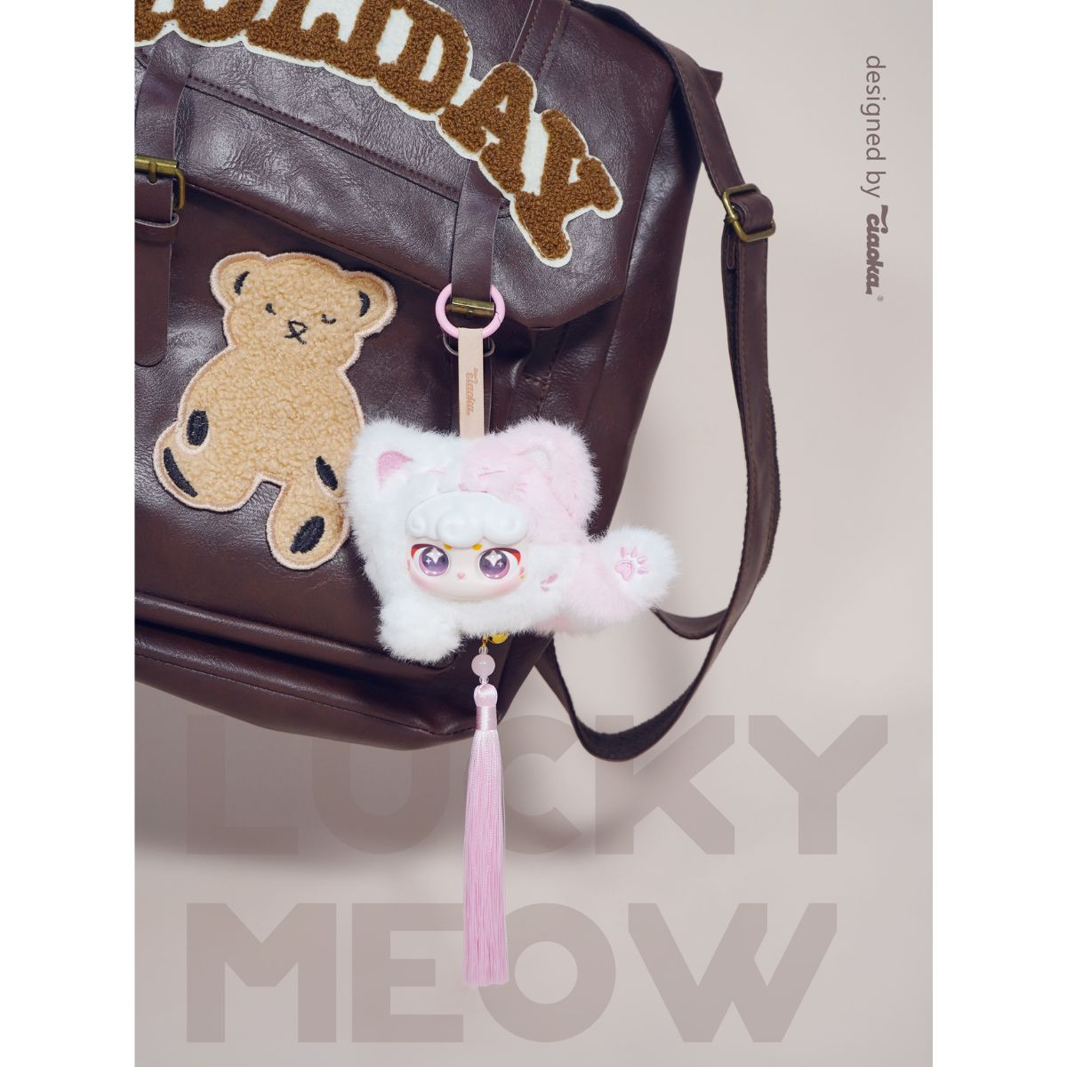 Móc Khoá Nhồi Bông Lucky Meow Cute Face PLUSH TOY CX-2412