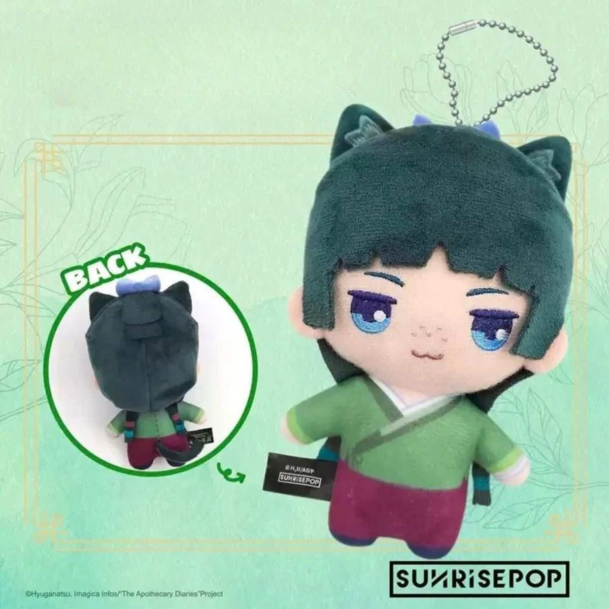 Meow Meow Plush Keychain Medicine Buddha Temple Story Sunrise Pop ADPL001