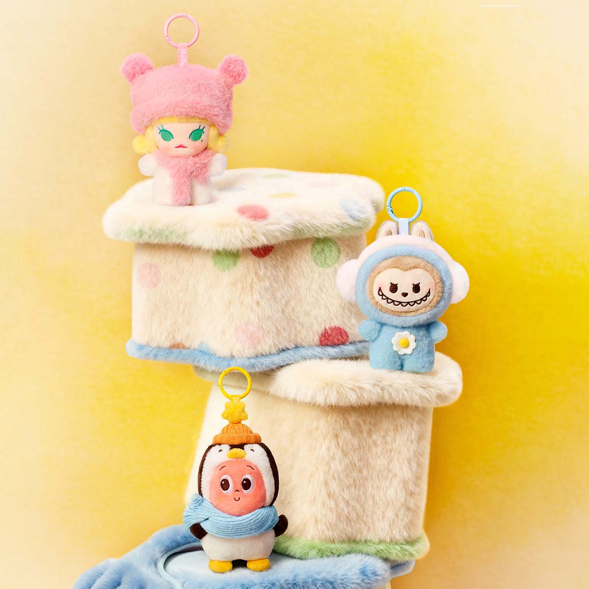 Móc Khóa Pop Bean Fluffy & Cozy Series POP MART 6941313052543