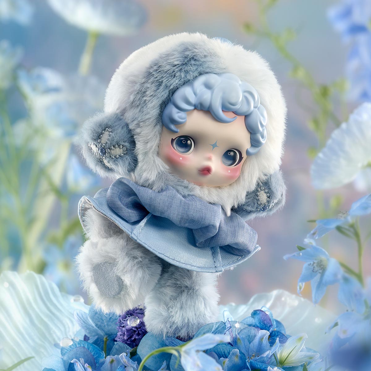 Móc Khóa Skullpanda L’impressionnisme Series Plush Doll POP MART 6931571087388