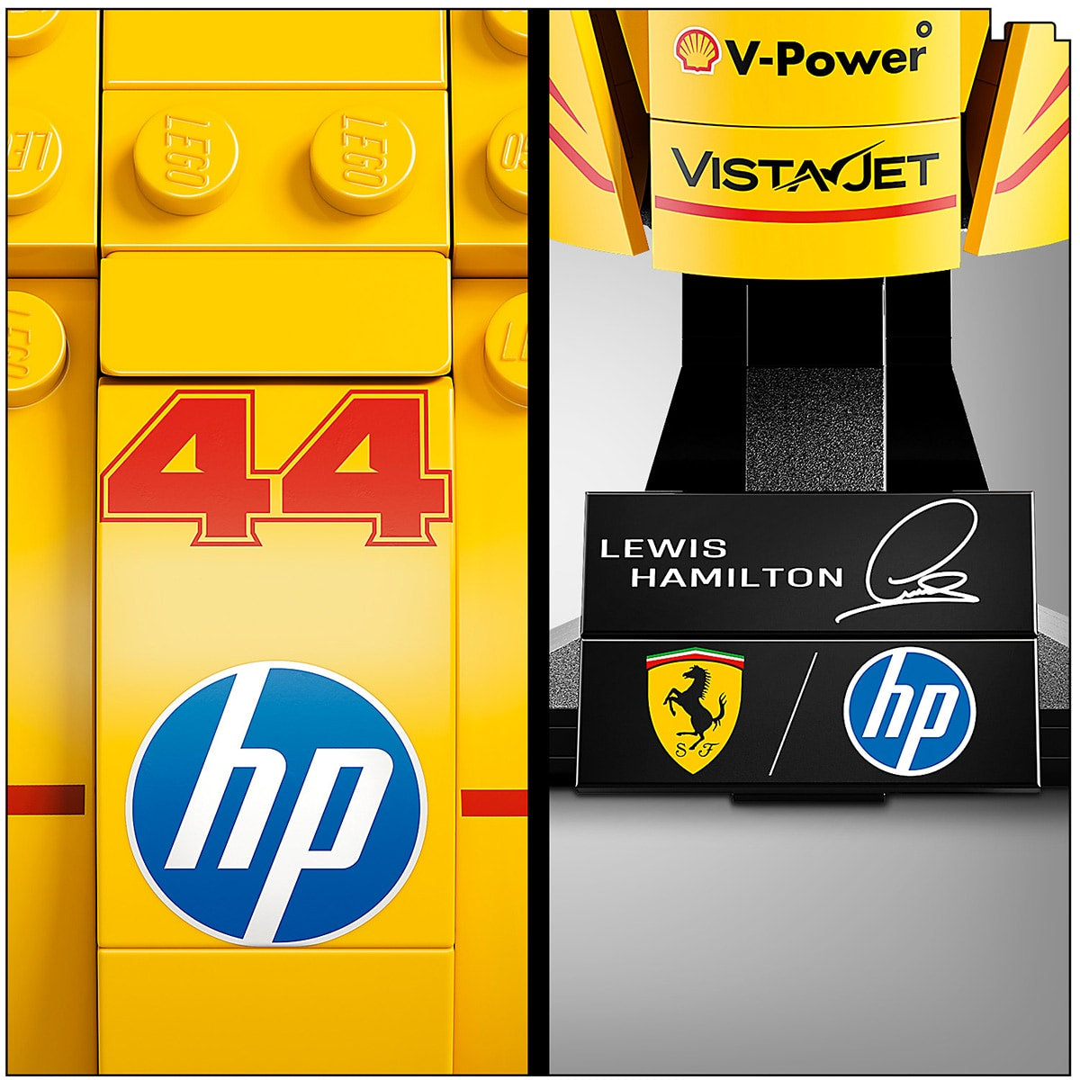 Đồ Chơi Mũ Bảo Hiểm Lewis Hamilton Đội Scuderia Ferrari HP LEGO EDITIONS VEHICLES 43022