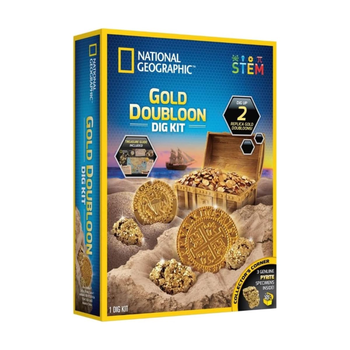 Đồ Chơi Nat Geo Bộ Khai Quật Kho Báu Vàng STEAM RTNGDOUBDIG