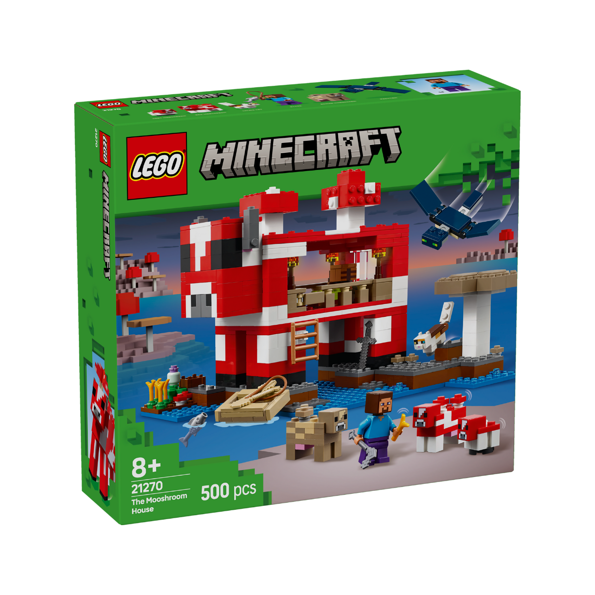 Đồ Chơi Lắp Ráp Ngôi Nhà Của Những Chú Bò Nấm Lego Minecraft 21270
