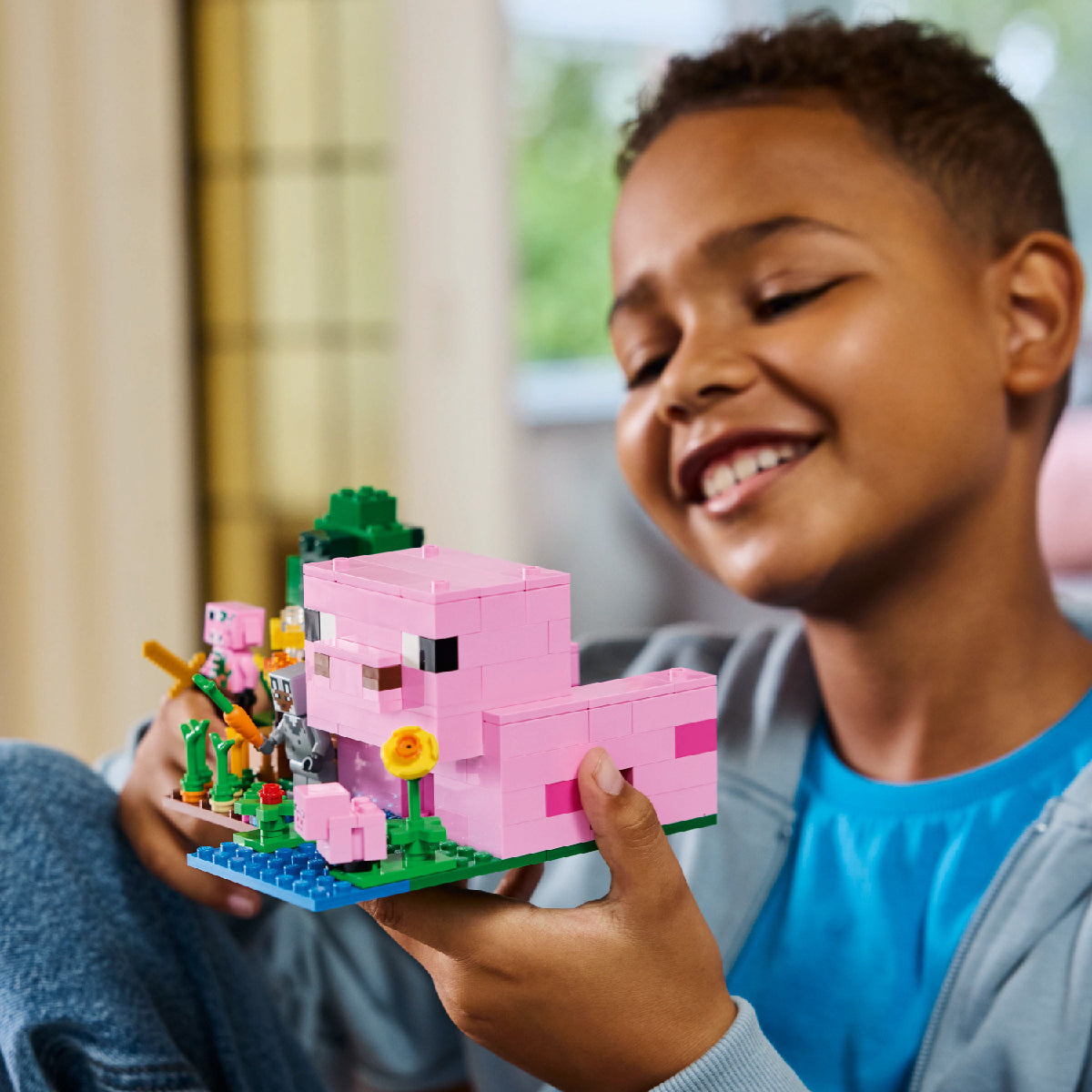 Đồ Chơi Lắp Ráp Ngôi Nhà Của Những Chú Heo Con LEGO MINECRAFT 21268