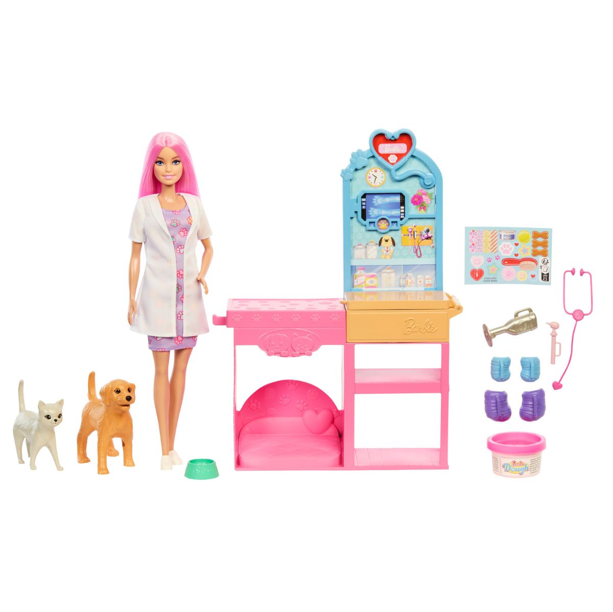 Đồ Chơi Phòng Khám Xinh Xắn Cho Pet Yêu BARBIE JFX93